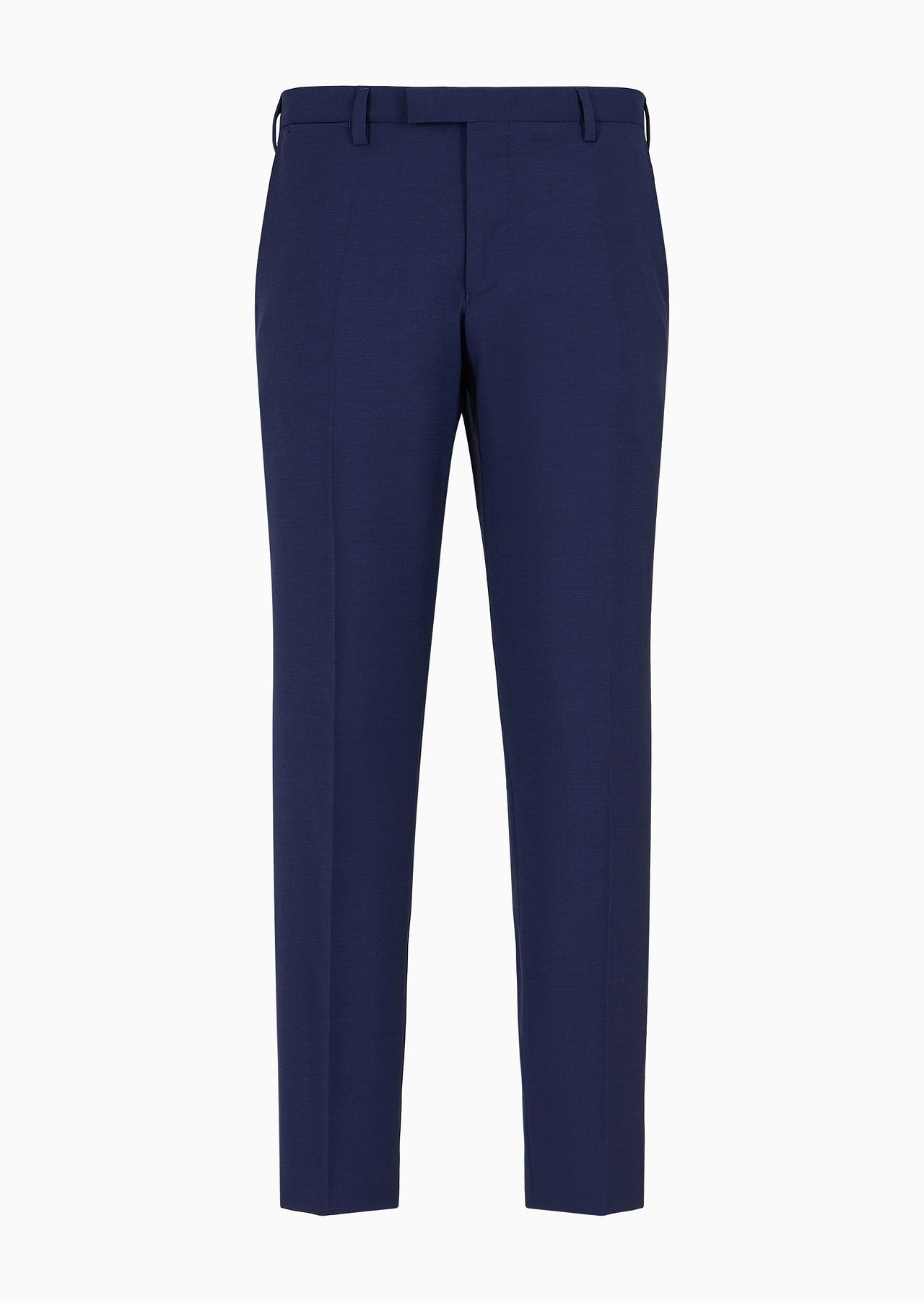 Trousers in natural stretch tropical light wool - 1