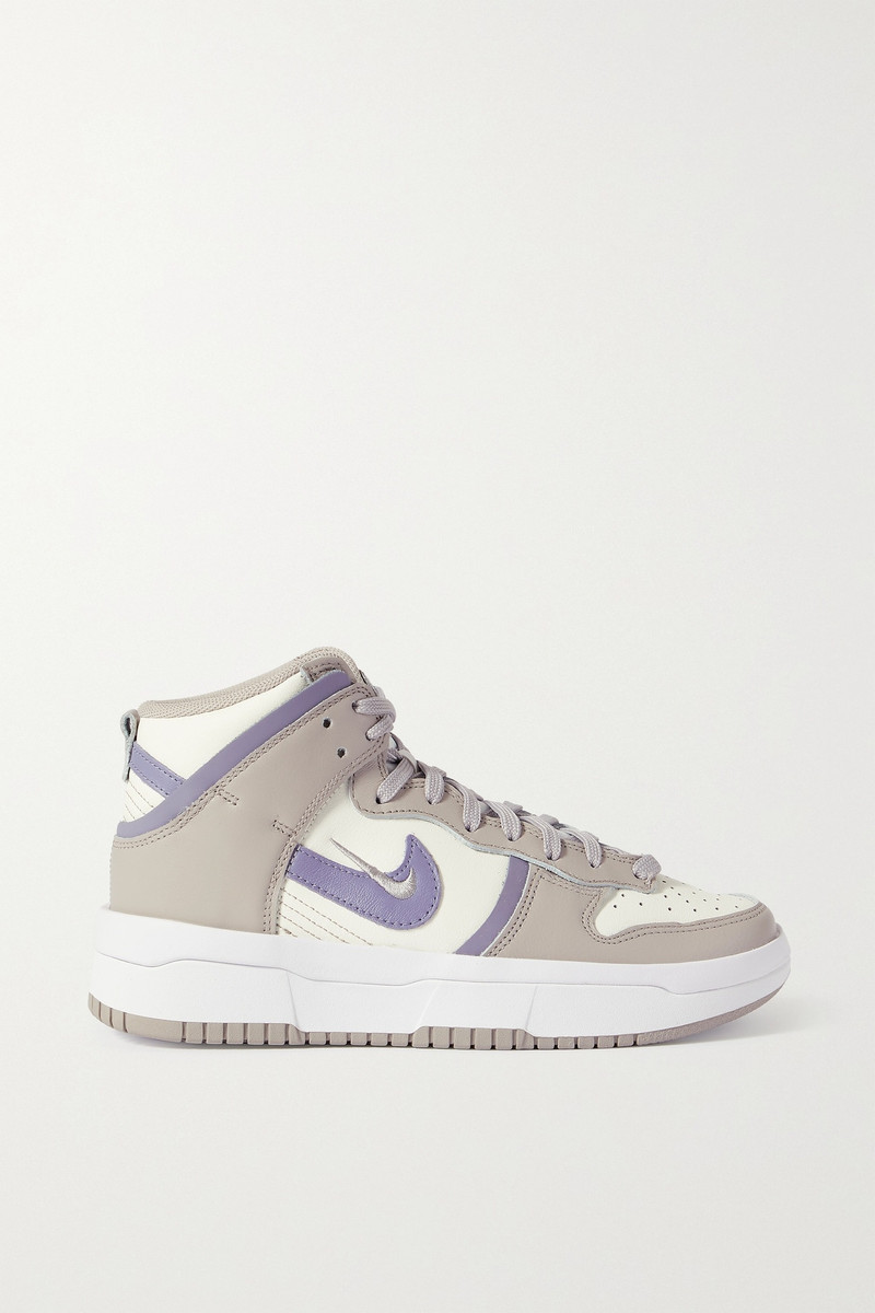 Dunk Hi Rebel perforated leather sneakers - 1