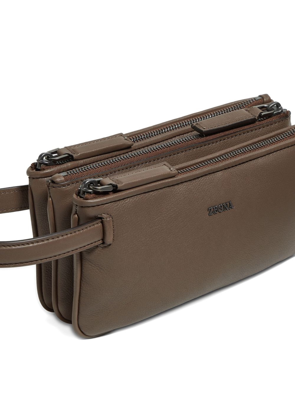 triple zip pouch - 3