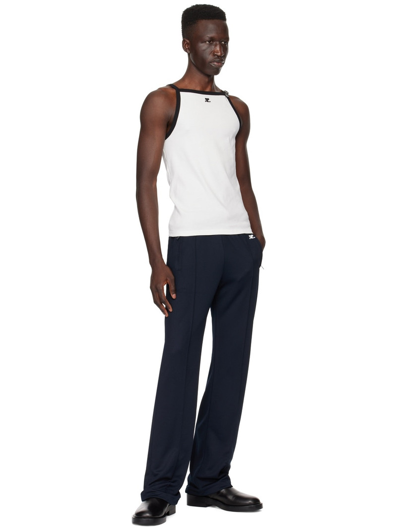 courrèges Navy Drawstring Sweatpants outlook