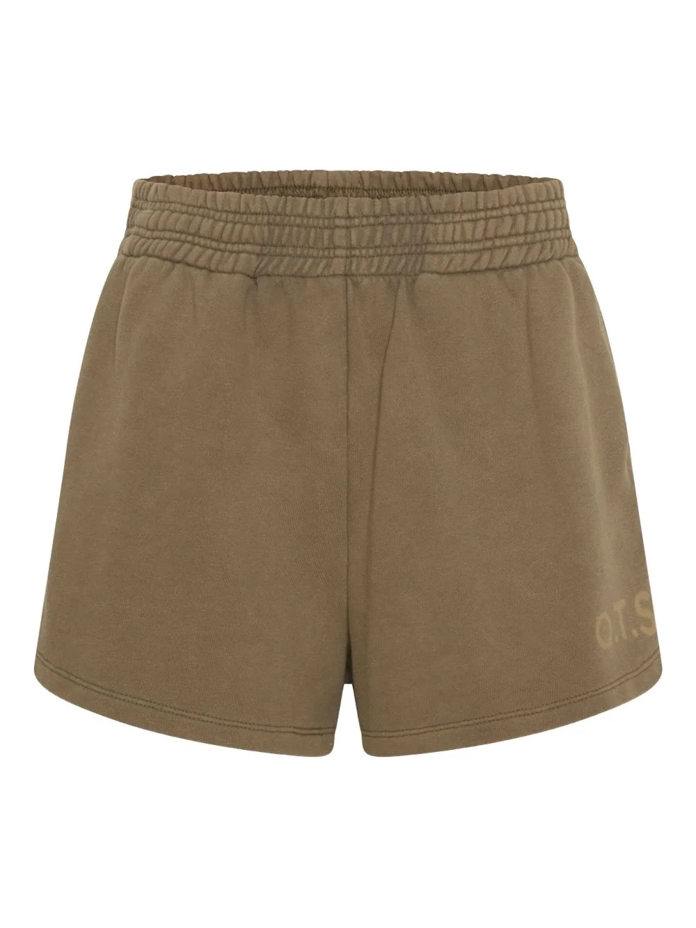 elasticated logo shorts - 1