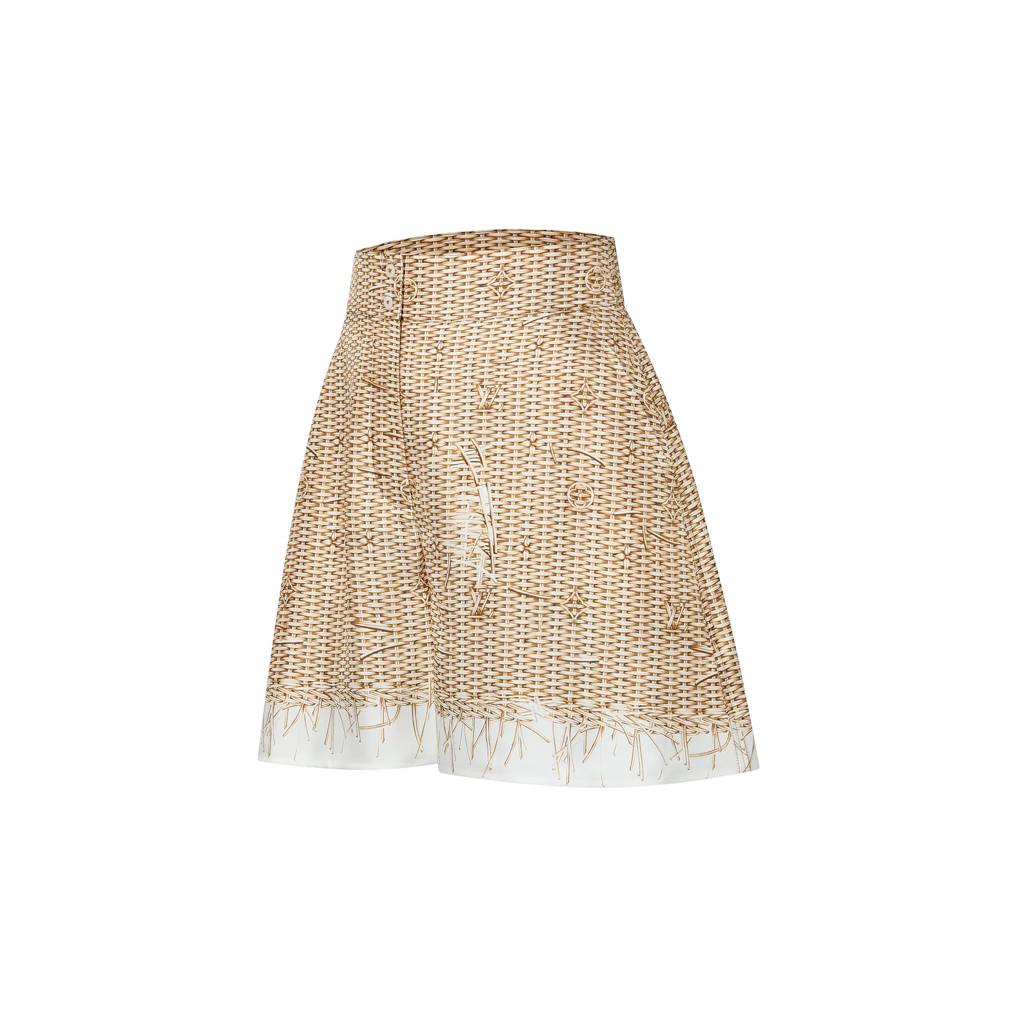 Monogram Raffia Pajama Shorts - 2