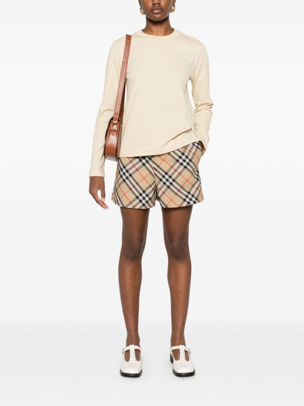 Vintage Check-print shorts - 2