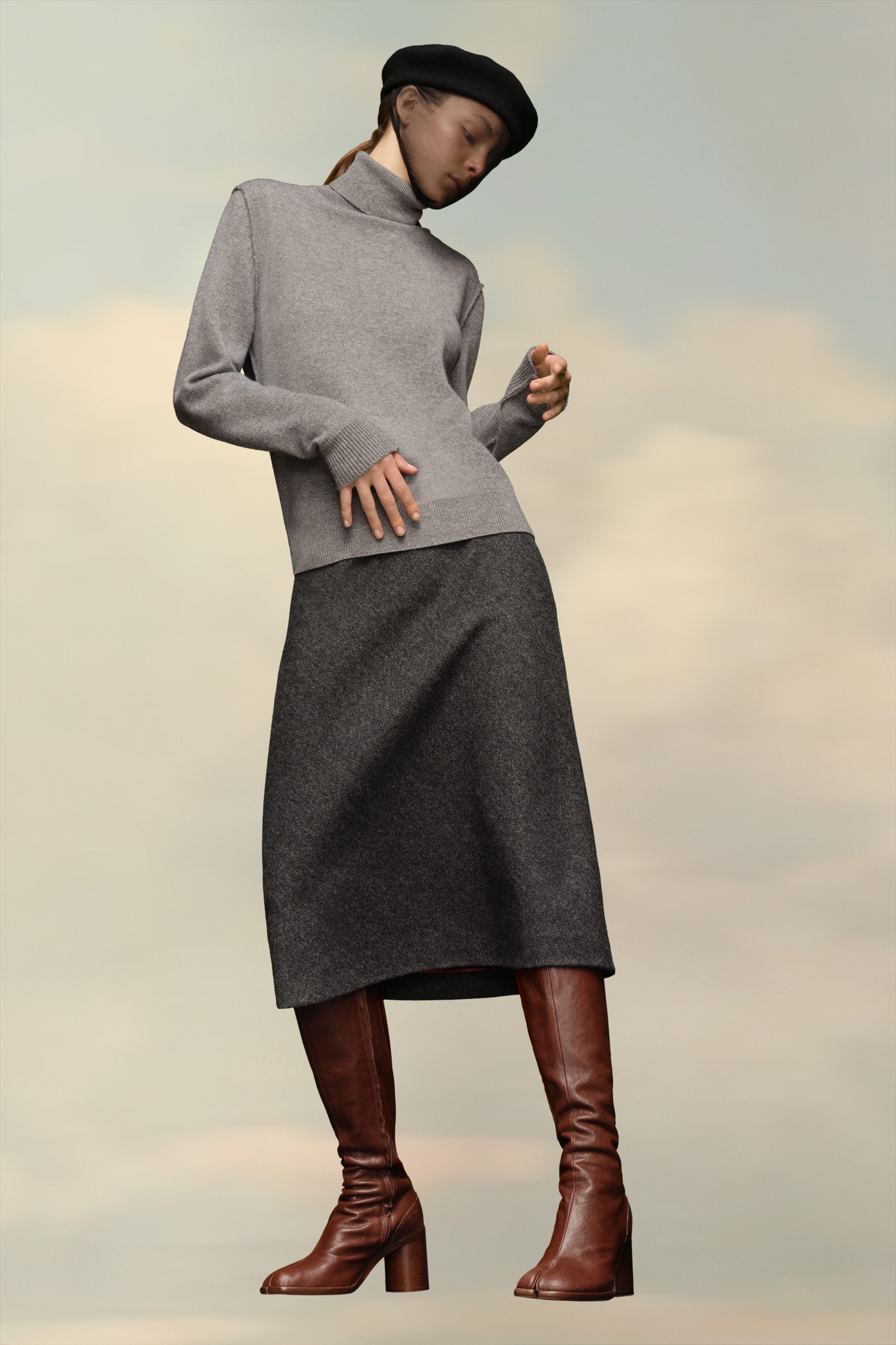 Eco Cashmere High-Neck Sweater - 3