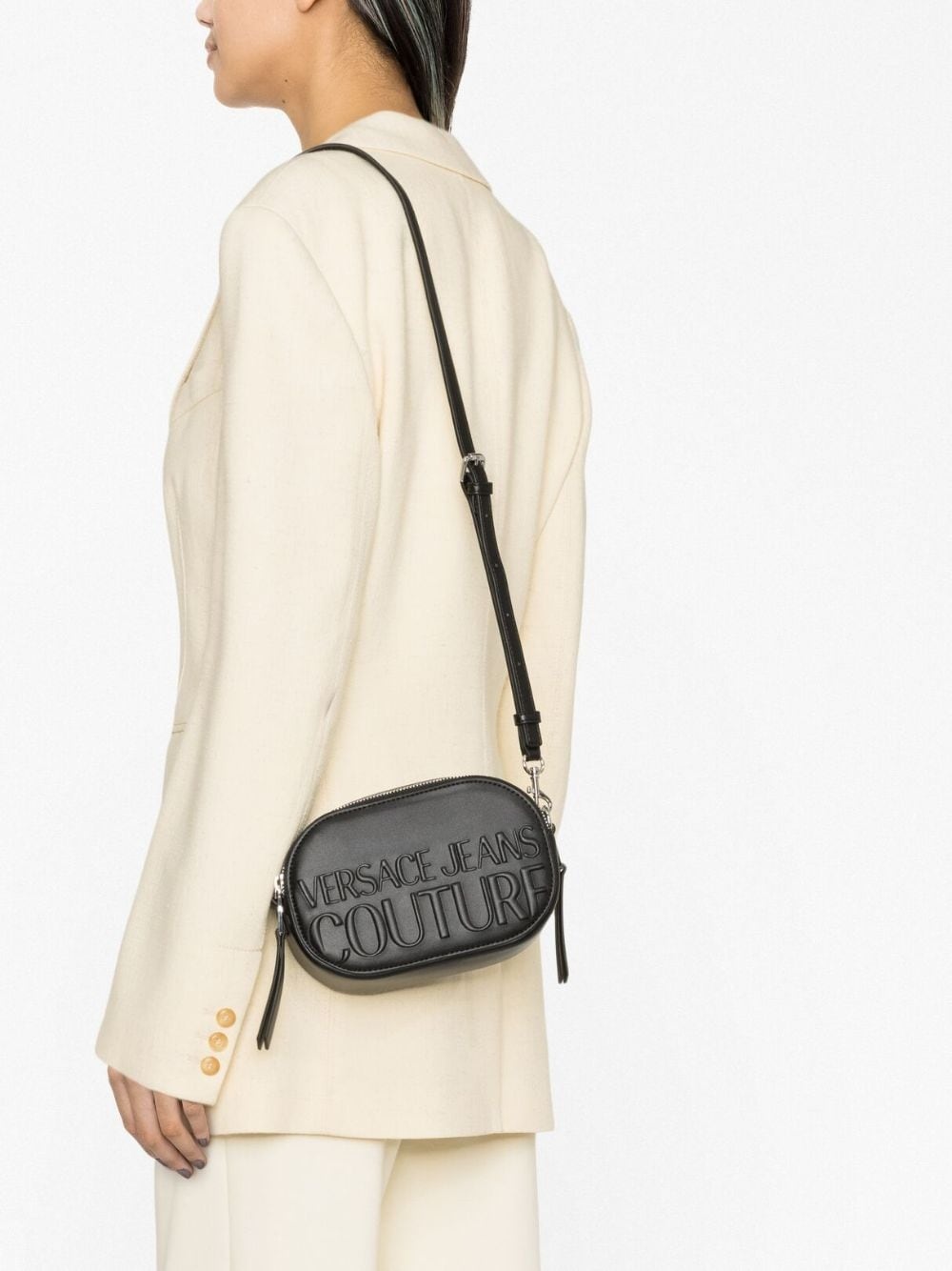 raised-logo crossbody bag - 3