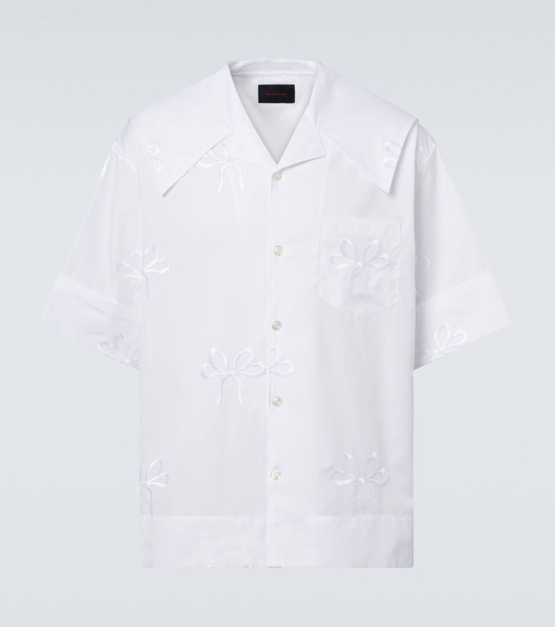 Embroidered cotton shirt - 1