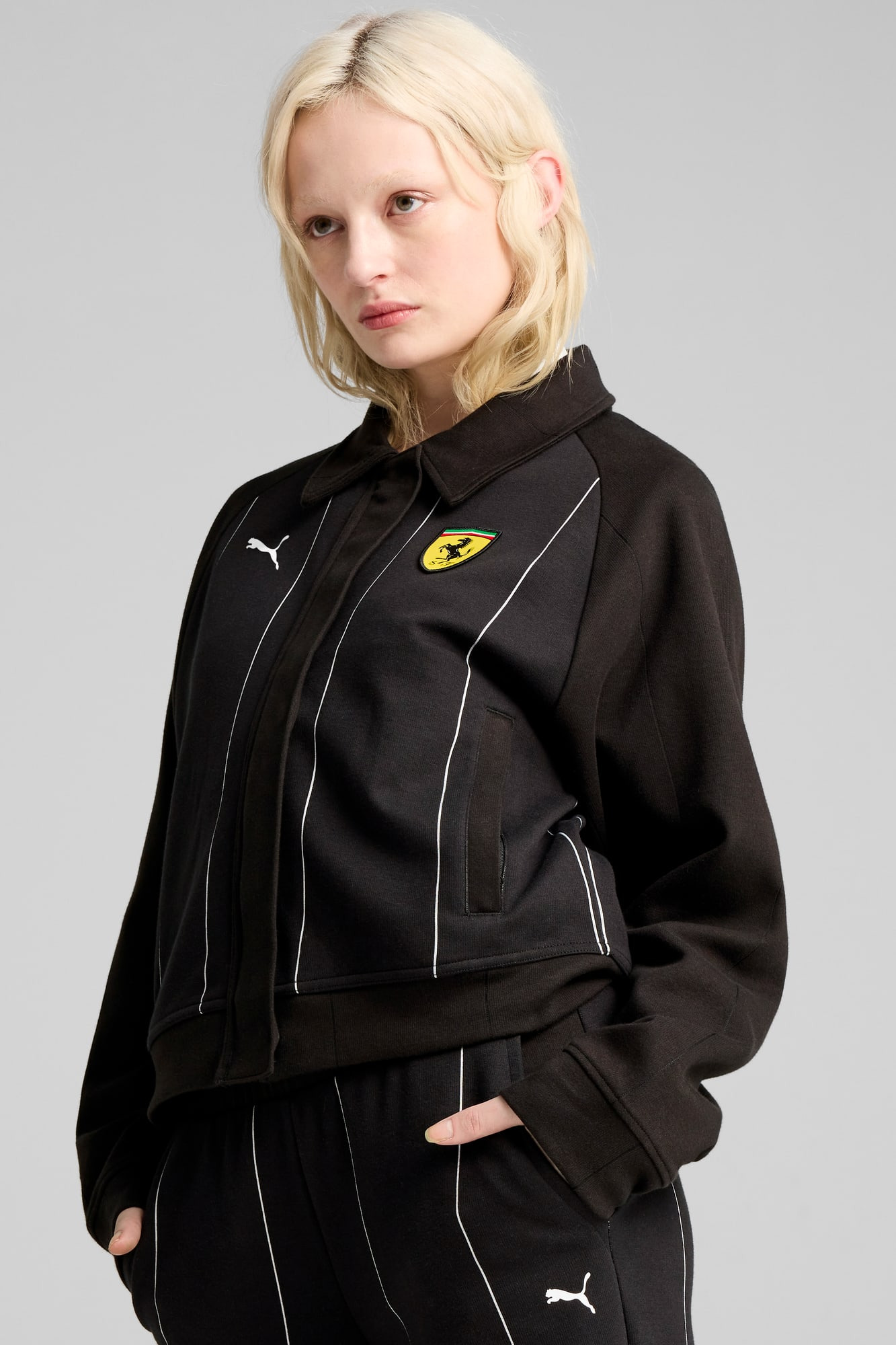 Scuderia Ferrari Women's Zip-Up Jacket - 3