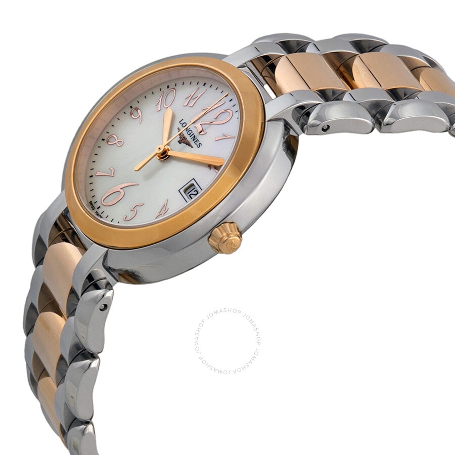 Longines Prima Luna Mother of Pearl Dial Steel and Rose Gold Ladies Watch L81125836 - 2