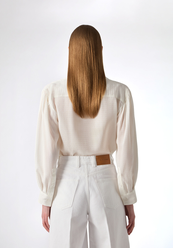BLOUSE 104 CREAM MONOGRAM - 3