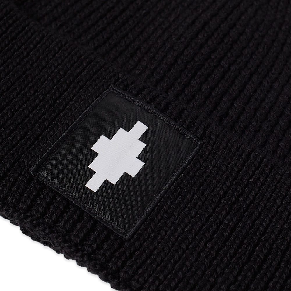 Marcelo Burlon Cross Patch Beanie Hat - 2