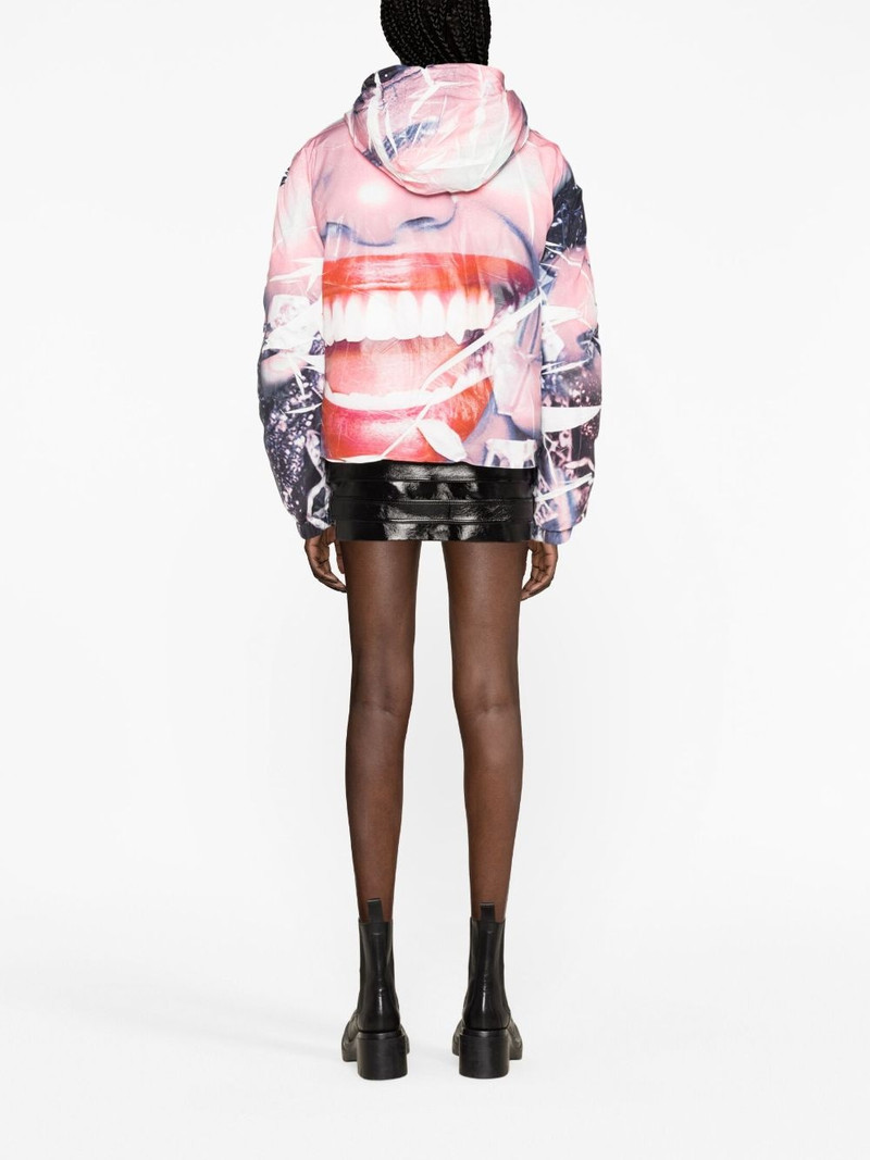 smiley face-print jacket 3