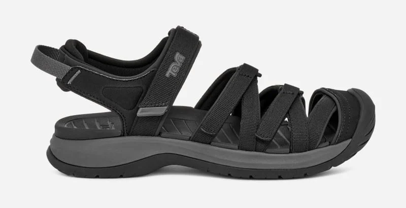 Women's Tirra Sport Closed-Toe Hiking Sandal in Black - 1
