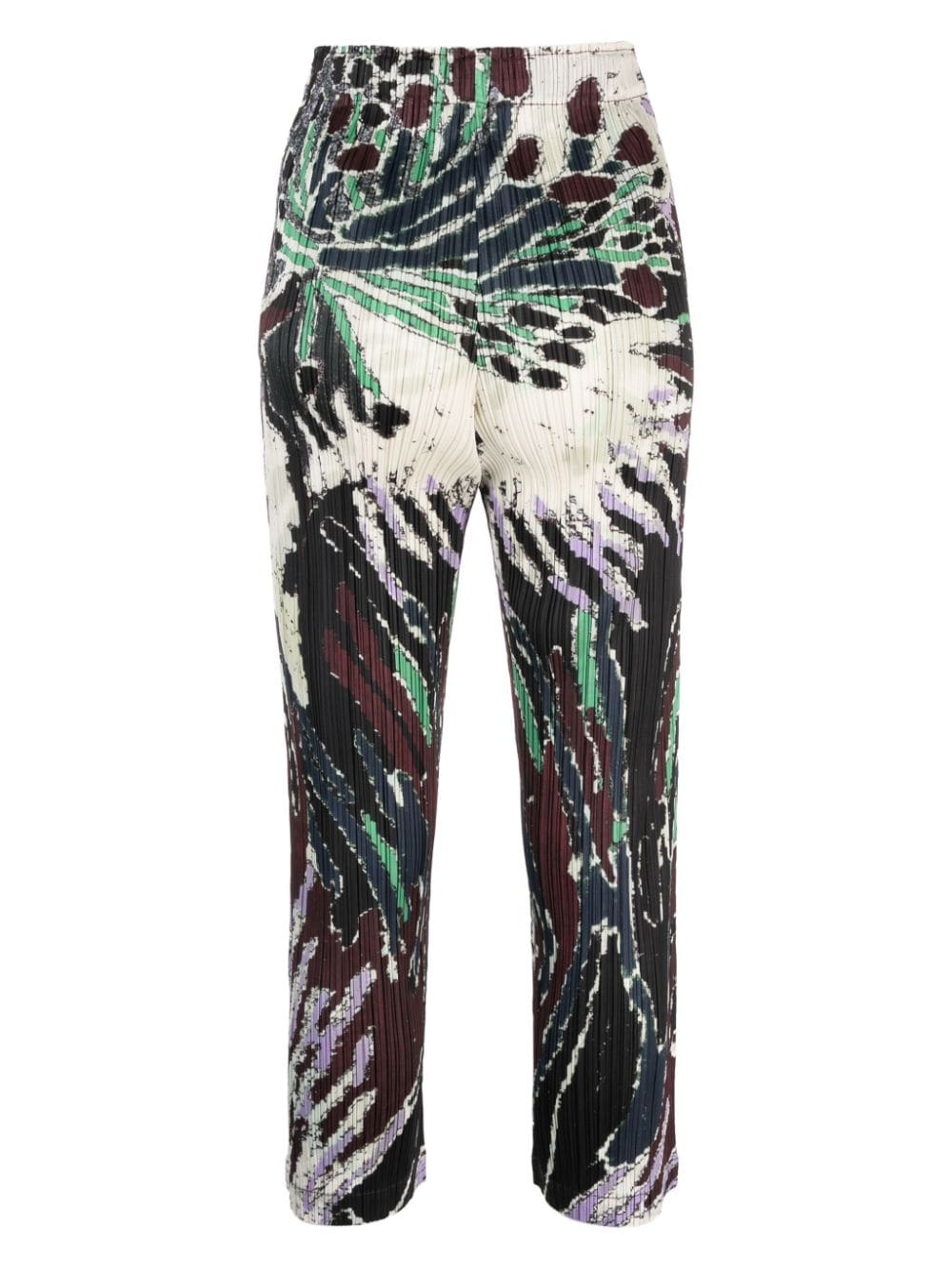 Frosty Forest pleated cropped trousers - 2