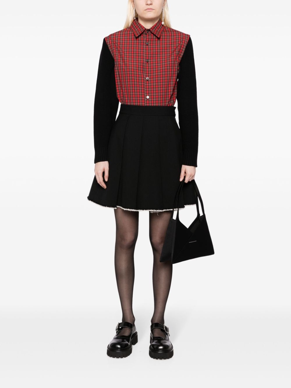 detachable sleeves cotton shirt - 2