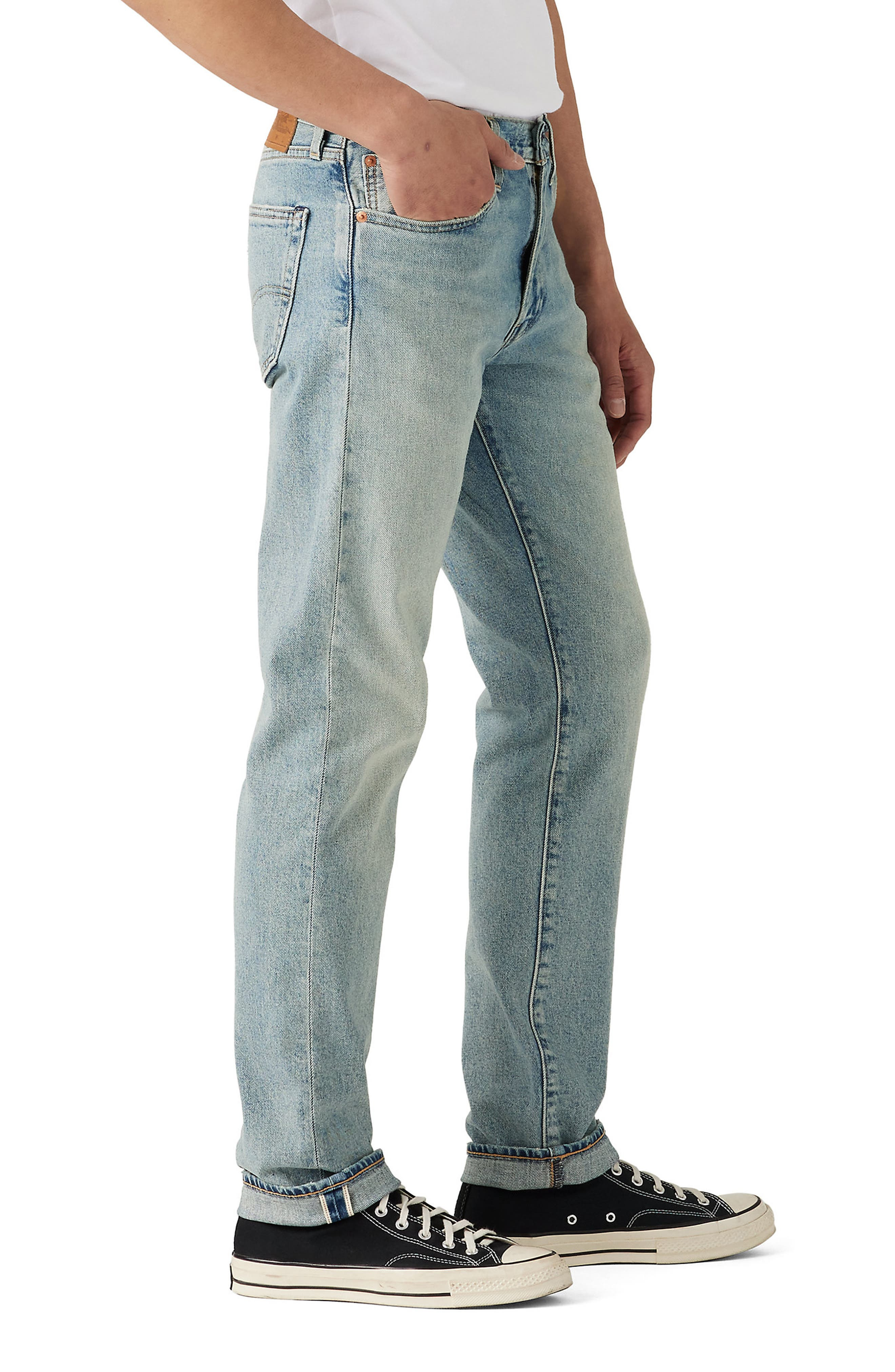 levi's 511™ Slim Fit Stretch Selvedge Jeans in Go With It Selvedge at Nordstrom - 3