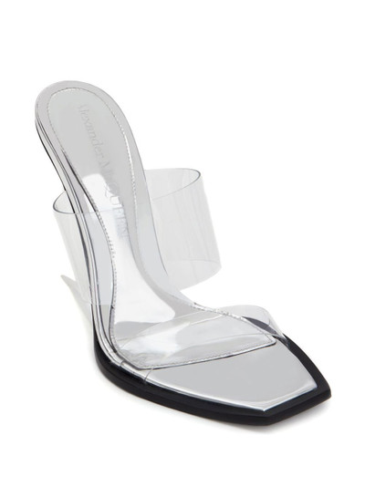 Alexander McQueen square-toe wedge-platform sandals outlook