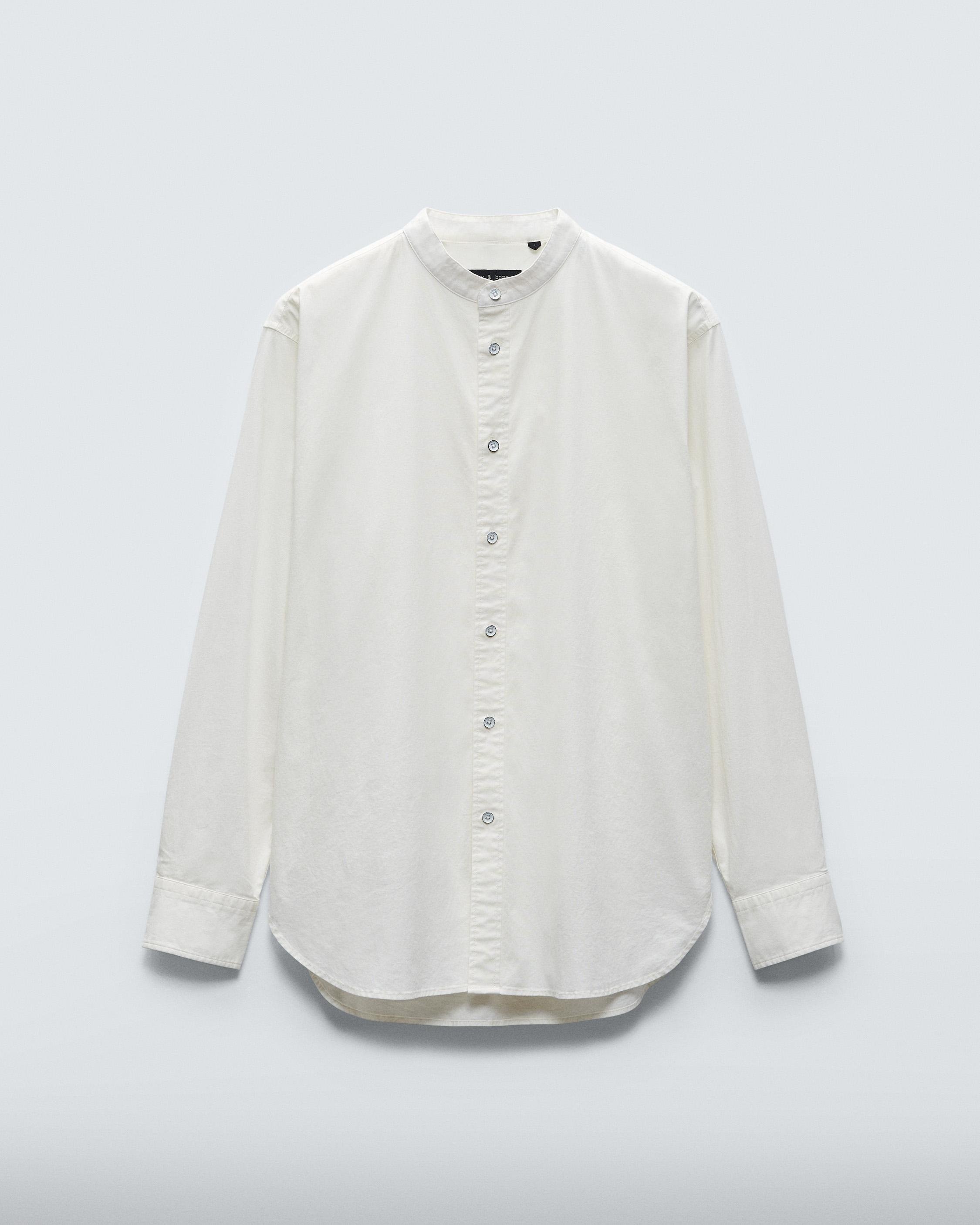 Landon Cotton Poplin Shirt
Relaxed Fit Button Down - 1