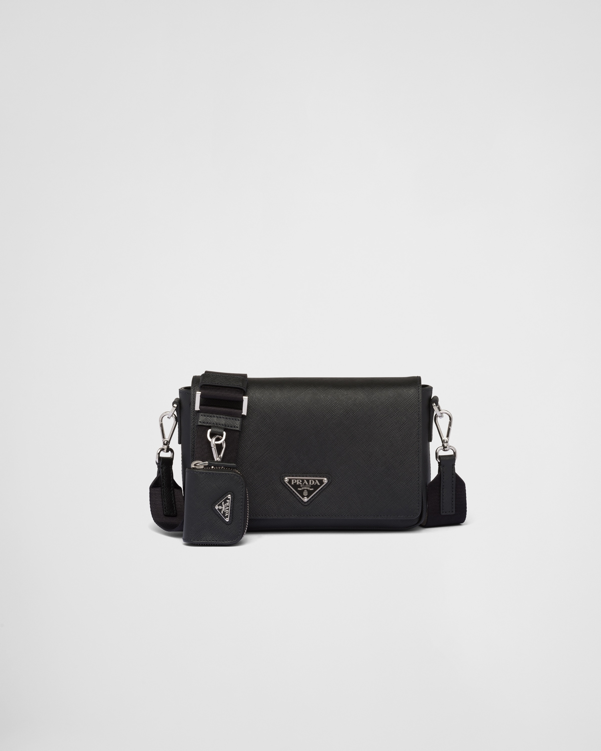 Prada saffiano leather messenger bag sale