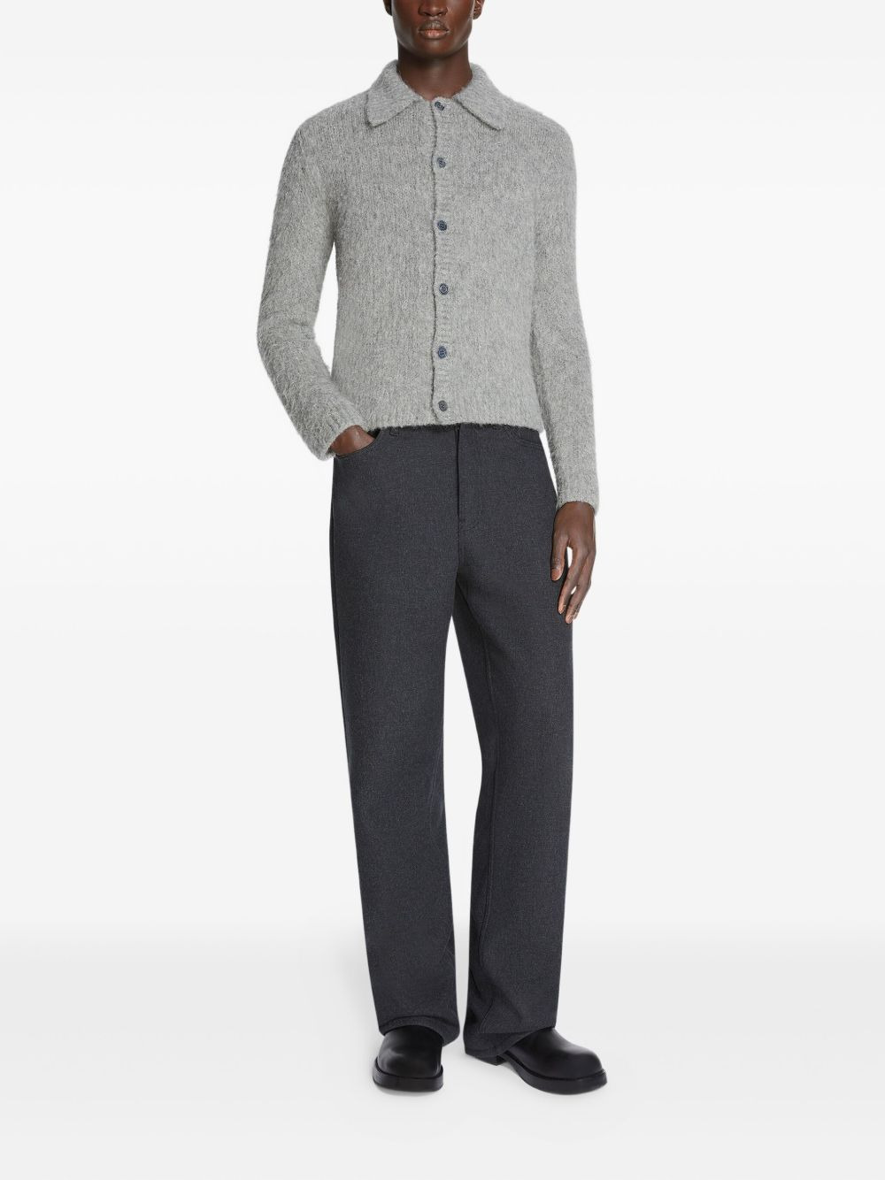 wool-blend cardigan - 2