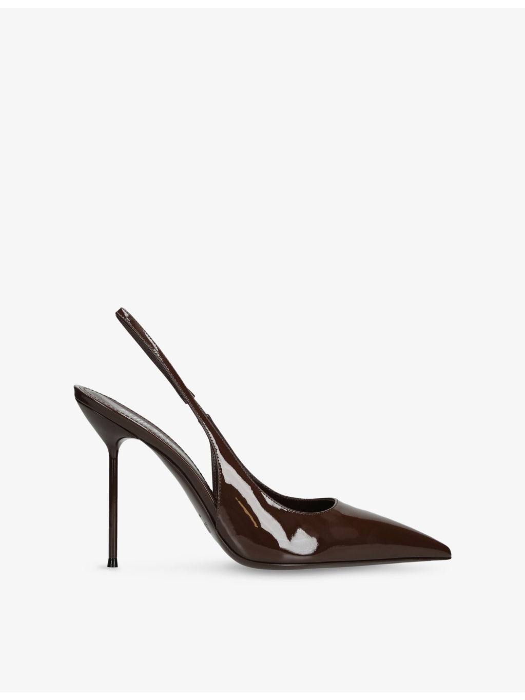 Lidia 105 Patent-Leather Slingback Courts - 1