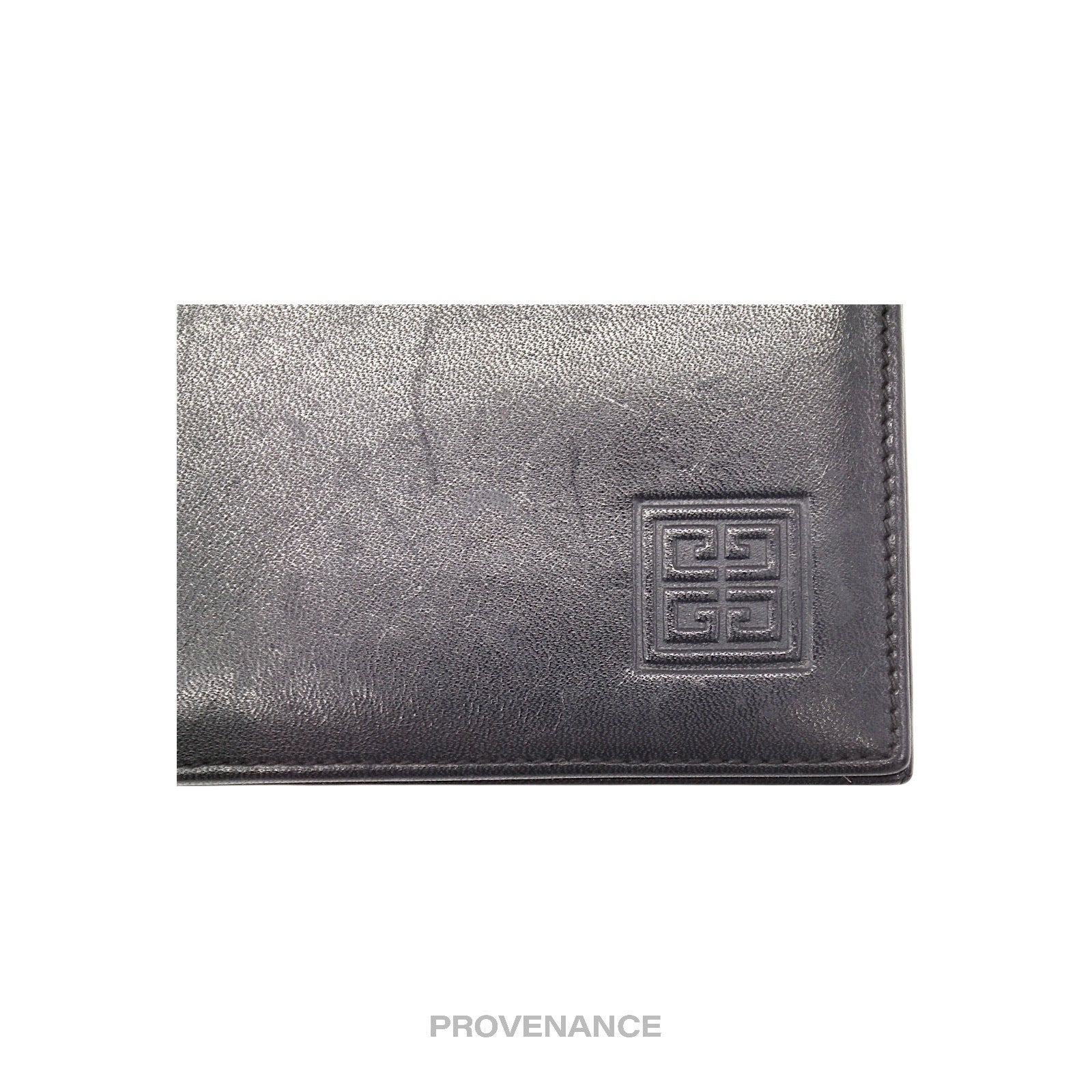 Givenchy 4G Logo 8CC Bifold Wallet - Monsieur Black Leather - 8