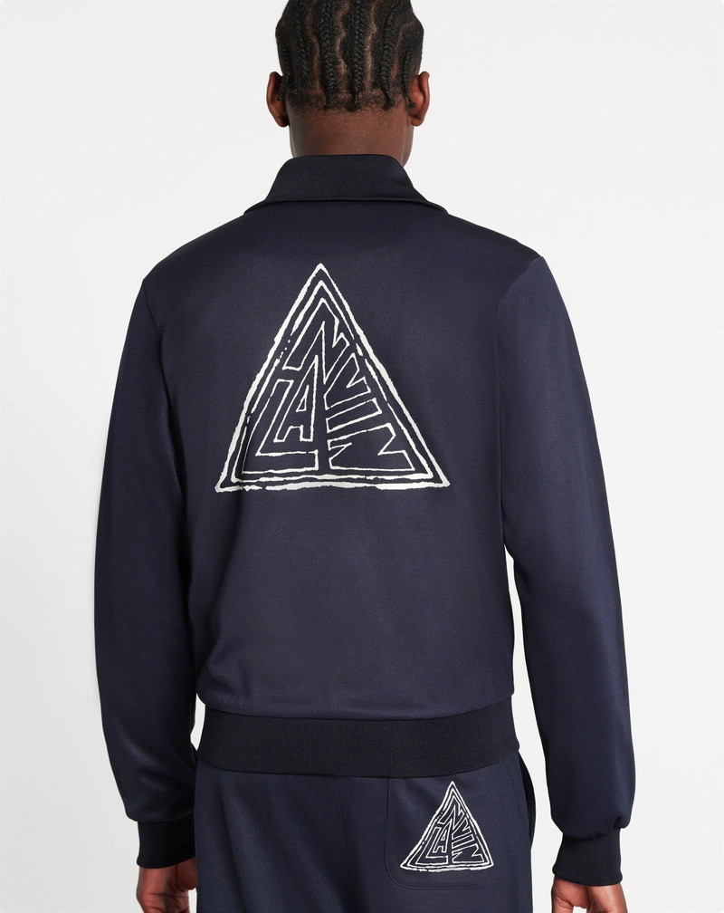 PRINTED LANVIN TRIANGLE LOGO JACKET 4