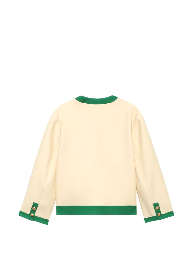 V-neck embroidered jacket 6