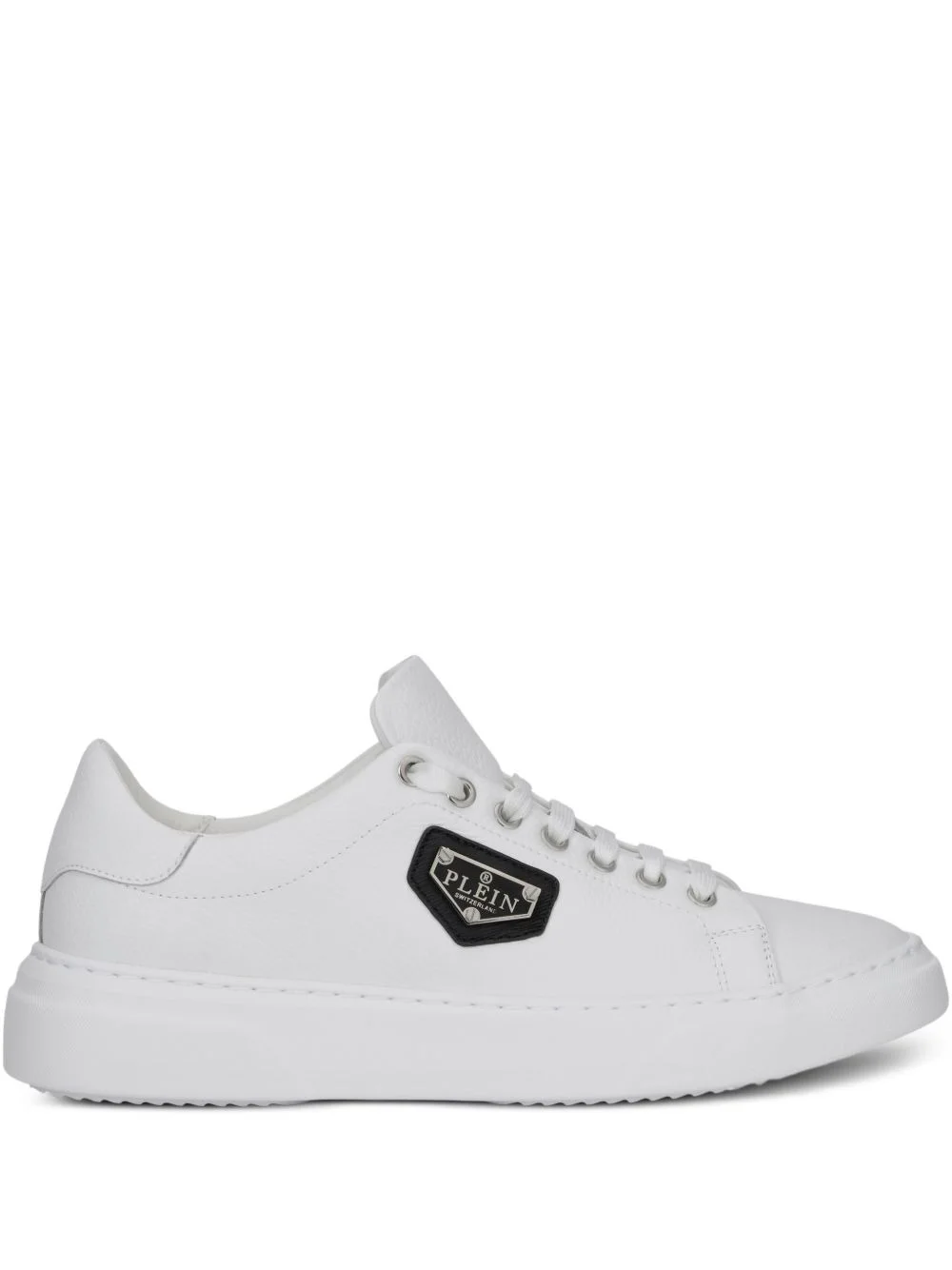 Lo-Top Iconic Plein calf leather trainers - 1