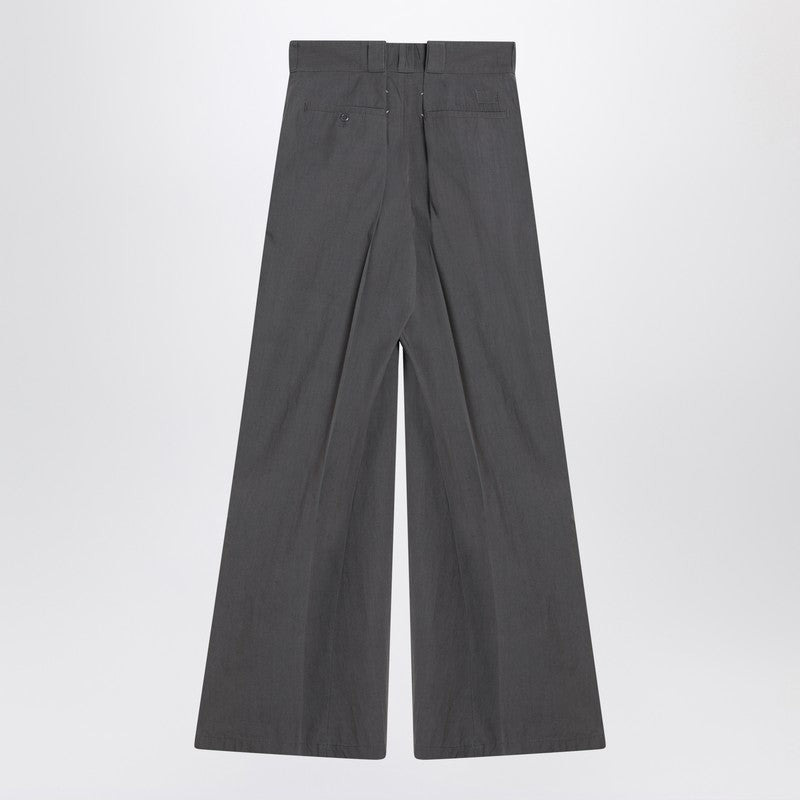Maison Margiela Charcoal Grey Pleated Trousers Women - 2