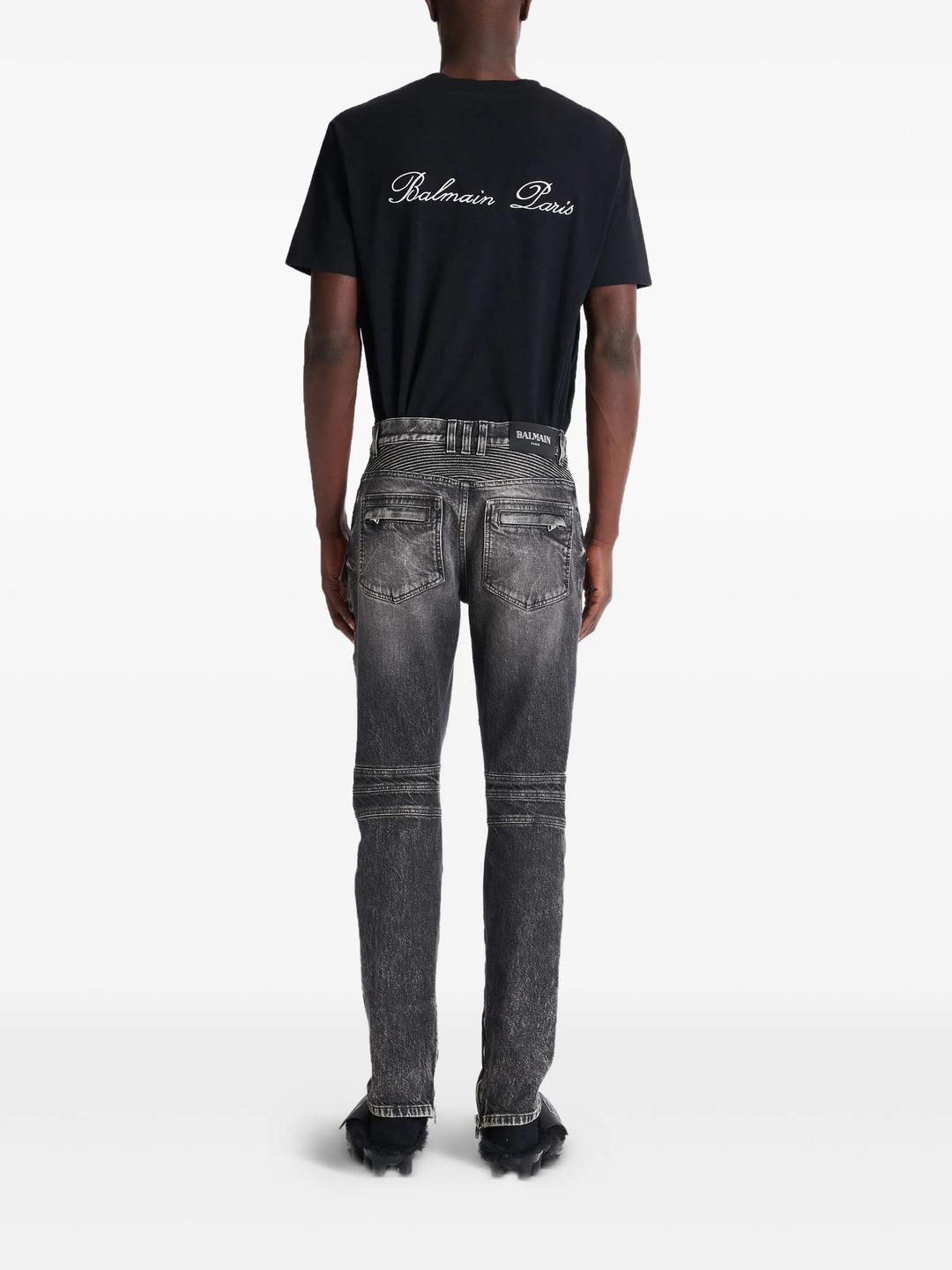Biker Denim Pants - 4