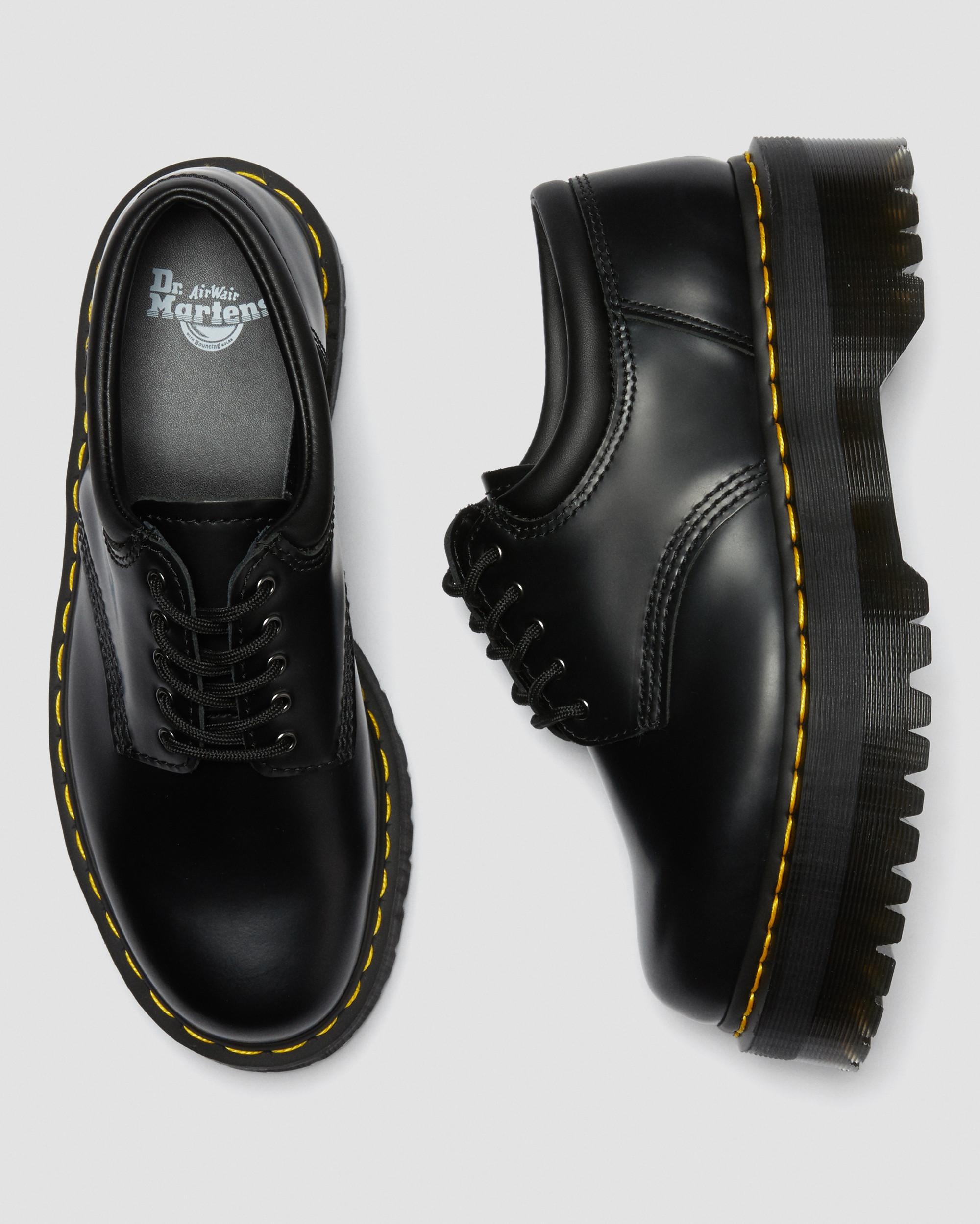 8053 Leather Platform Casual Shoes - 2