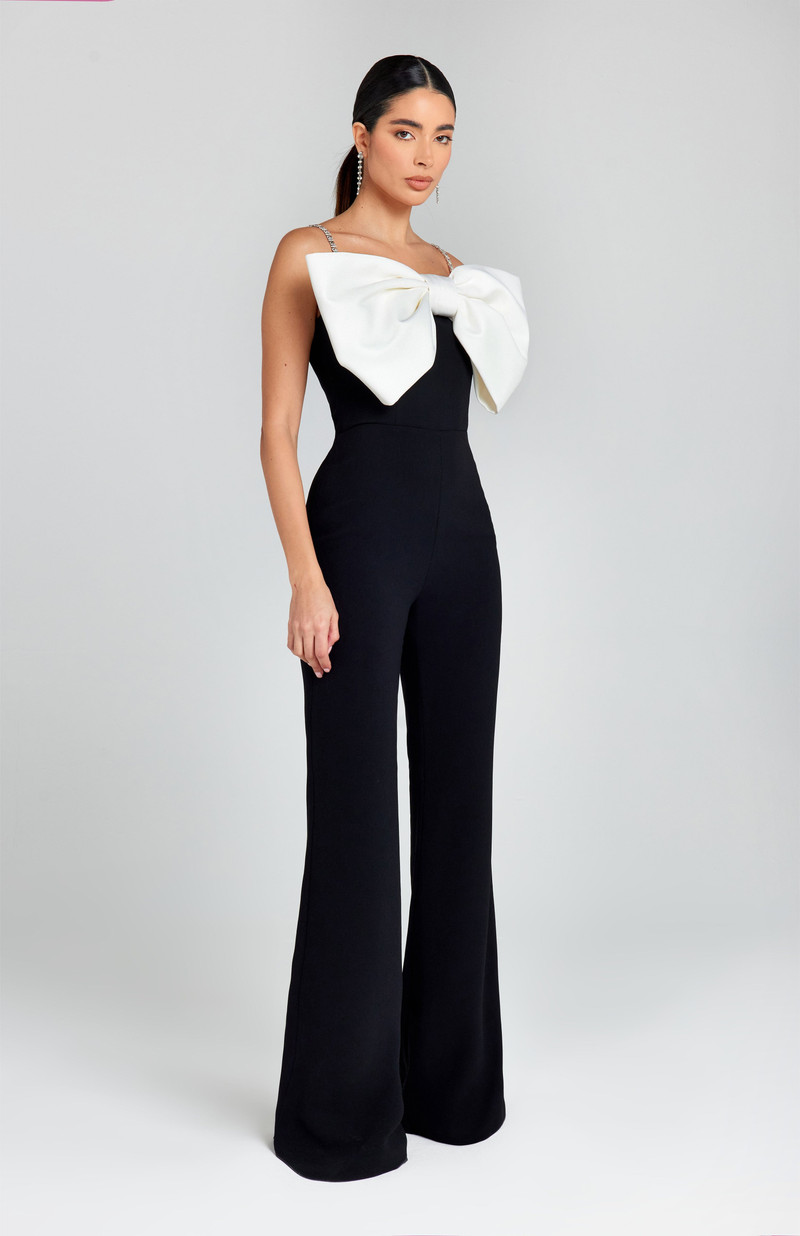 NADINE MERABI Jenny Bow Jumpsuit outlook