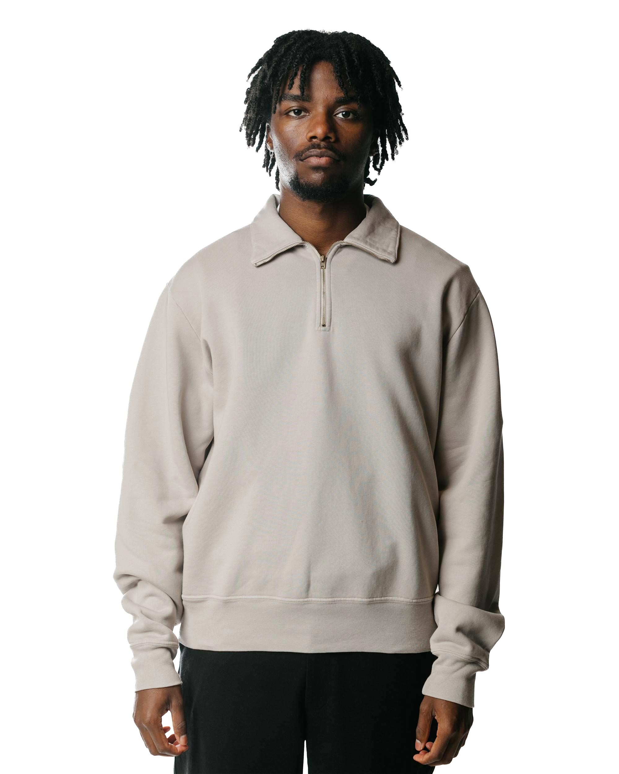 Quarter Zip Sweatshirt Scarlet Grey - 2
