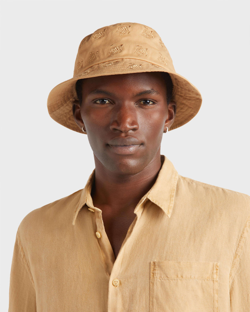 Embroidered Bucket Hat Turtles All Over 3