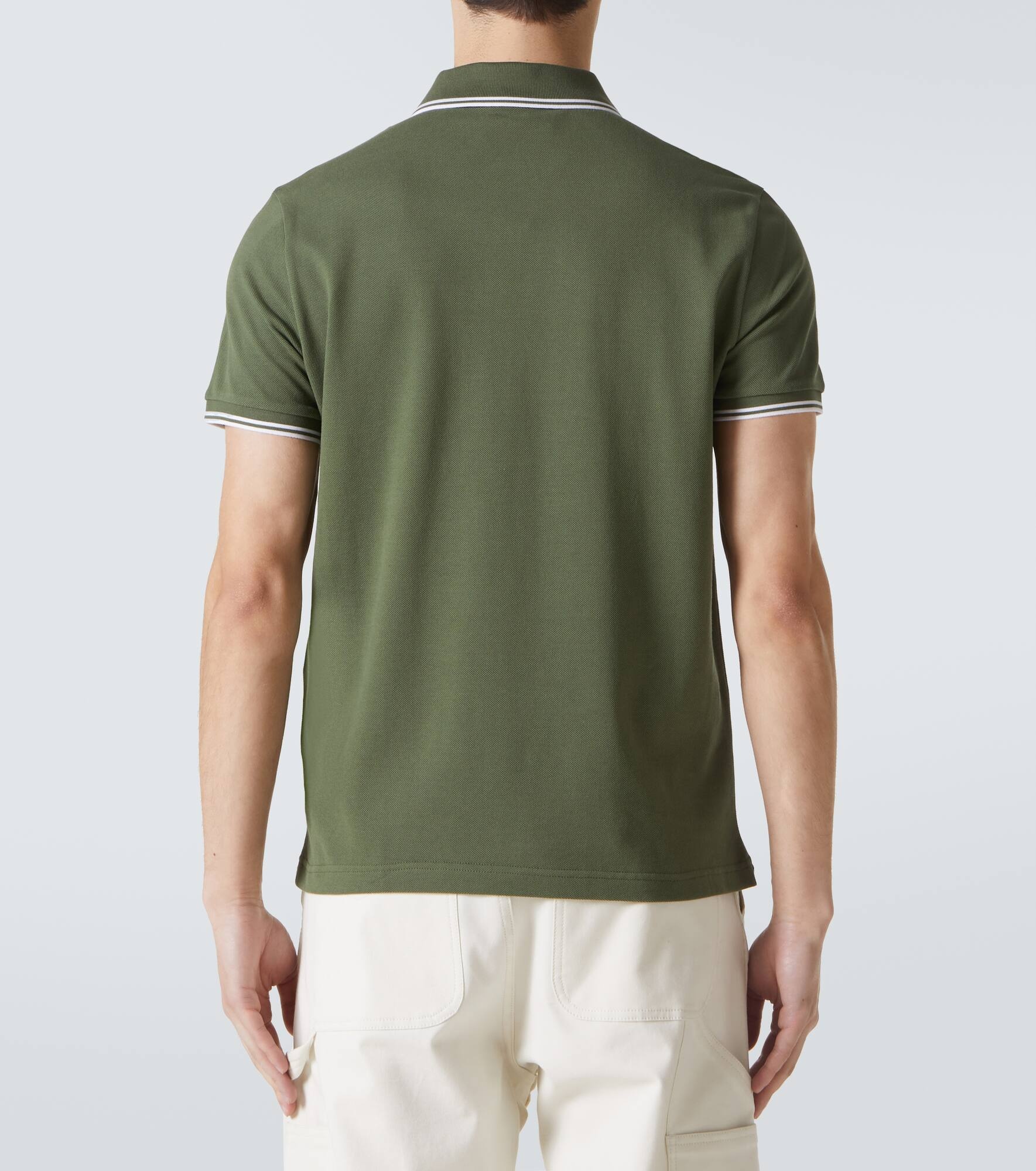 Cotton piqué polo shirt - 4