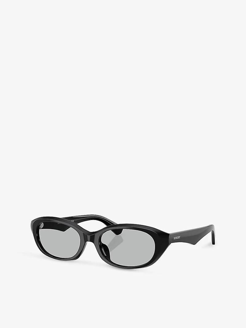 Burberry BE4447D Oval-Frame Acetate Sunglasses outlook