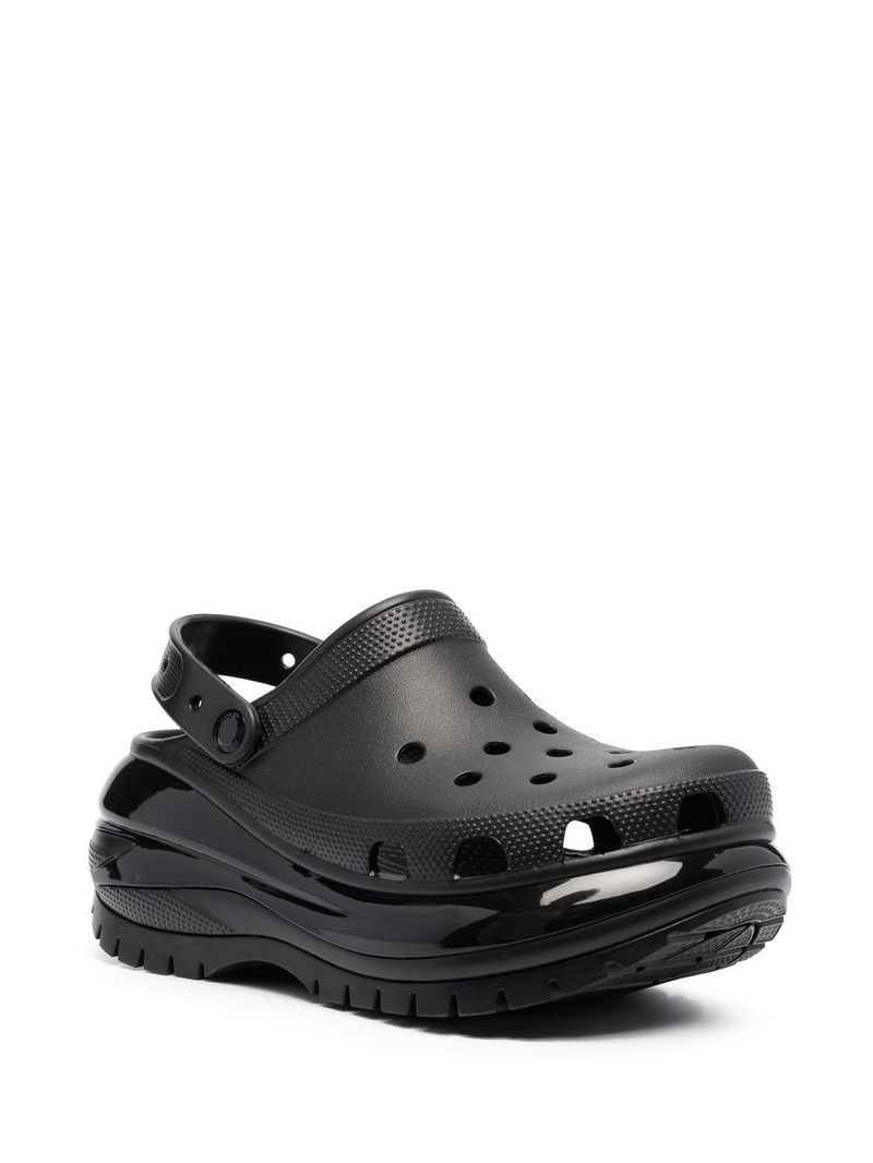 crocs perforated platform clogs outlook