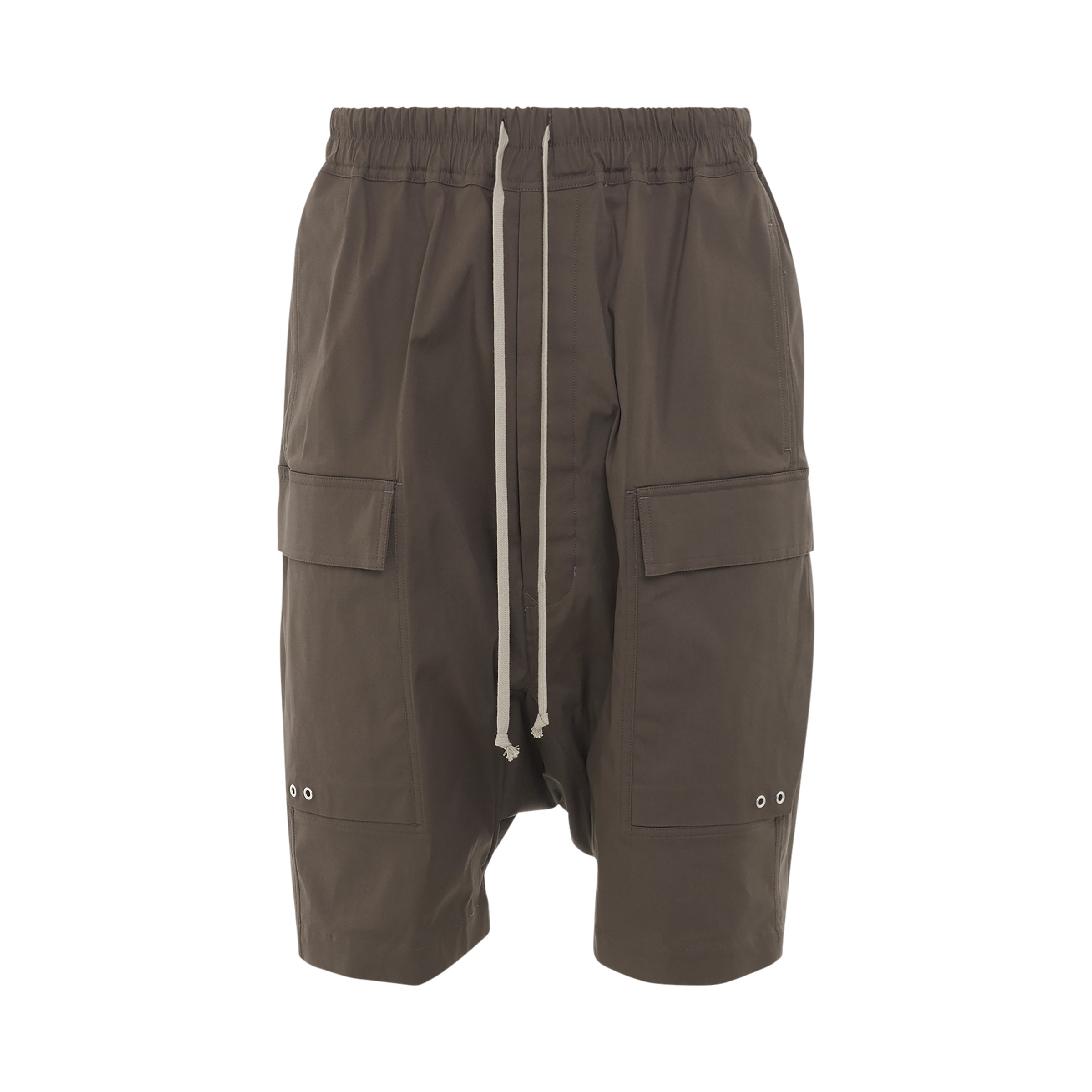 Rick Owens Cargo Pods Shorts in Dust | REVERSIBLE