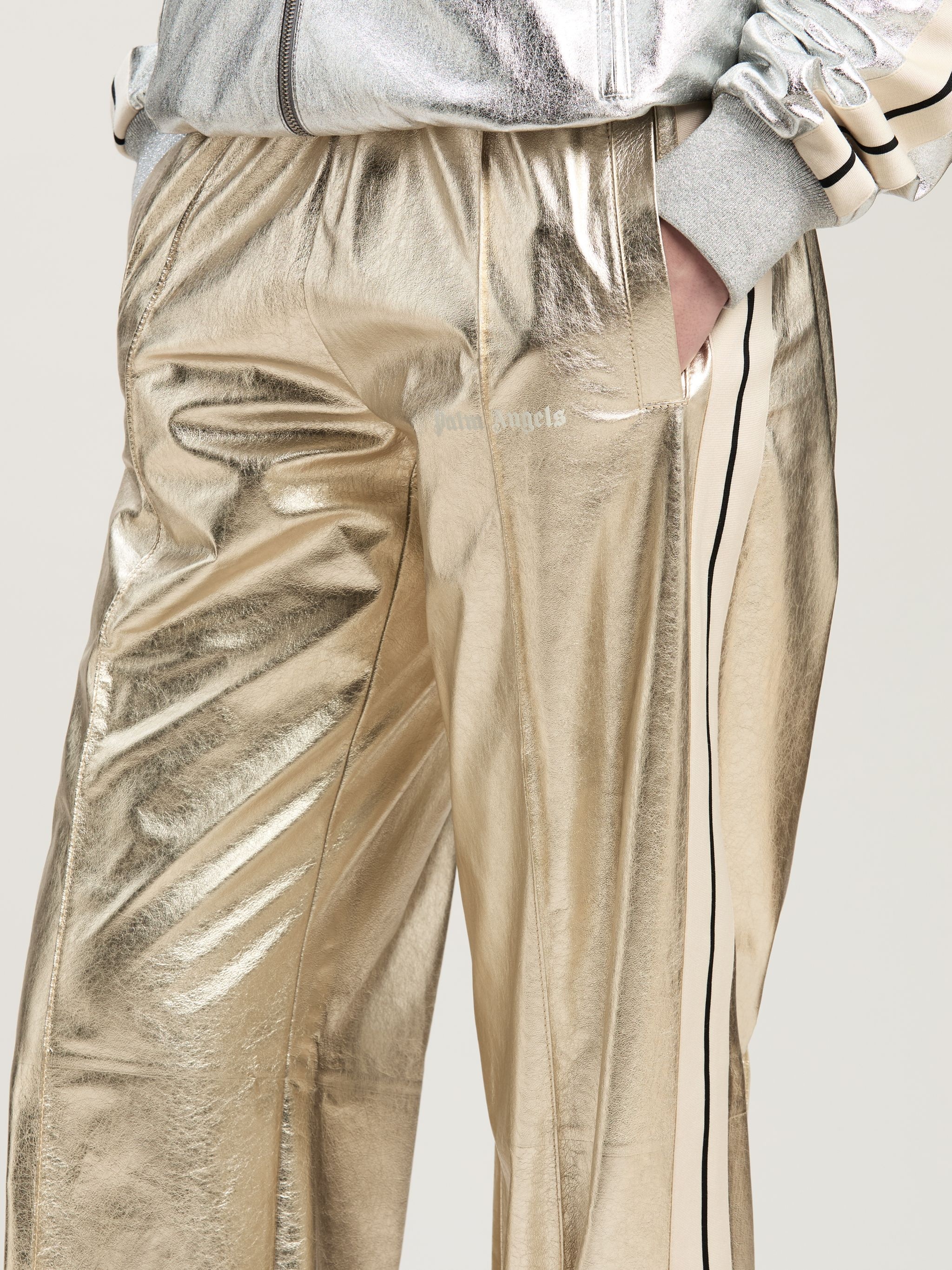 Laminated Track Pants Loose Fit - 6