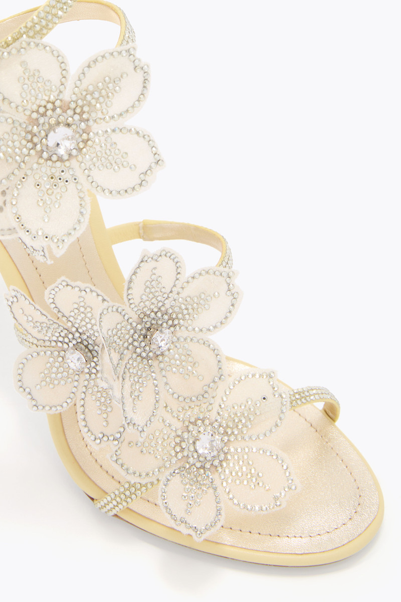 PEACH FLOWER BUTTER YELLOW SANDAL 105 4