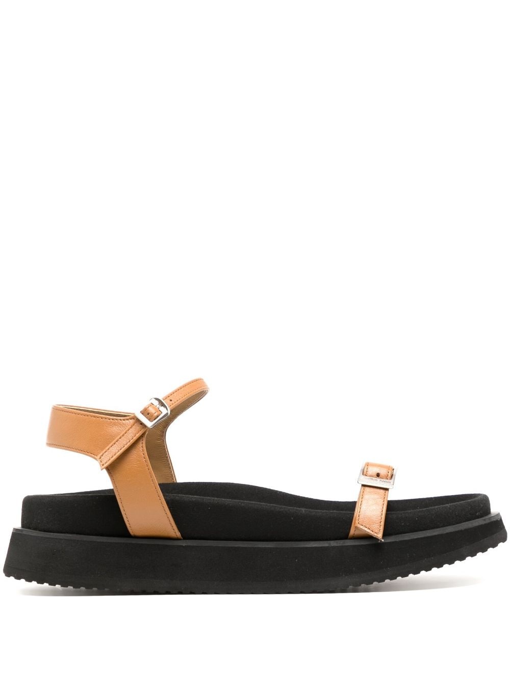 ankle-strap leather sandals - 1
