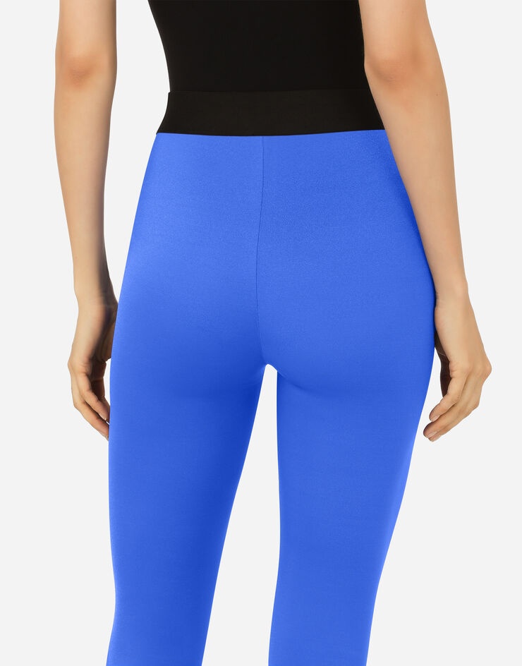 Spandex leggings with branded elastic - 5