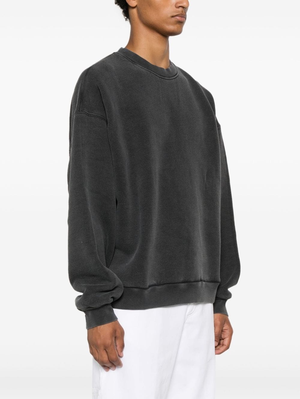 Typo-embroidered jersey sweatshirt - 4