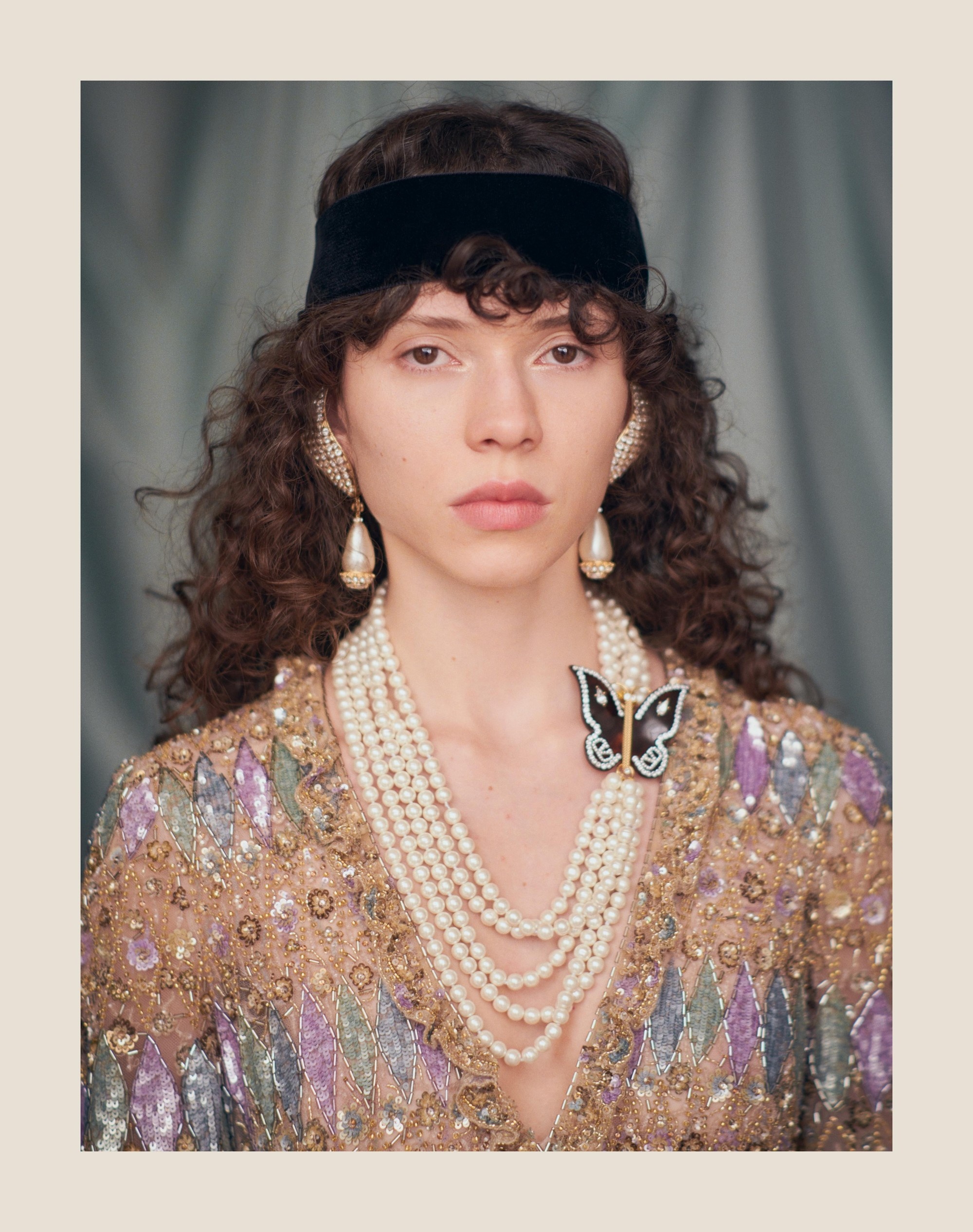 POETIQUES DES GOUTTES EARRINGS IN METAL, PEARL AND SWAROVSKI® CRYSTALS - 6