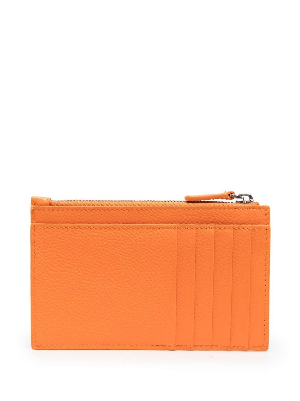 logo-print leather wallet - 2