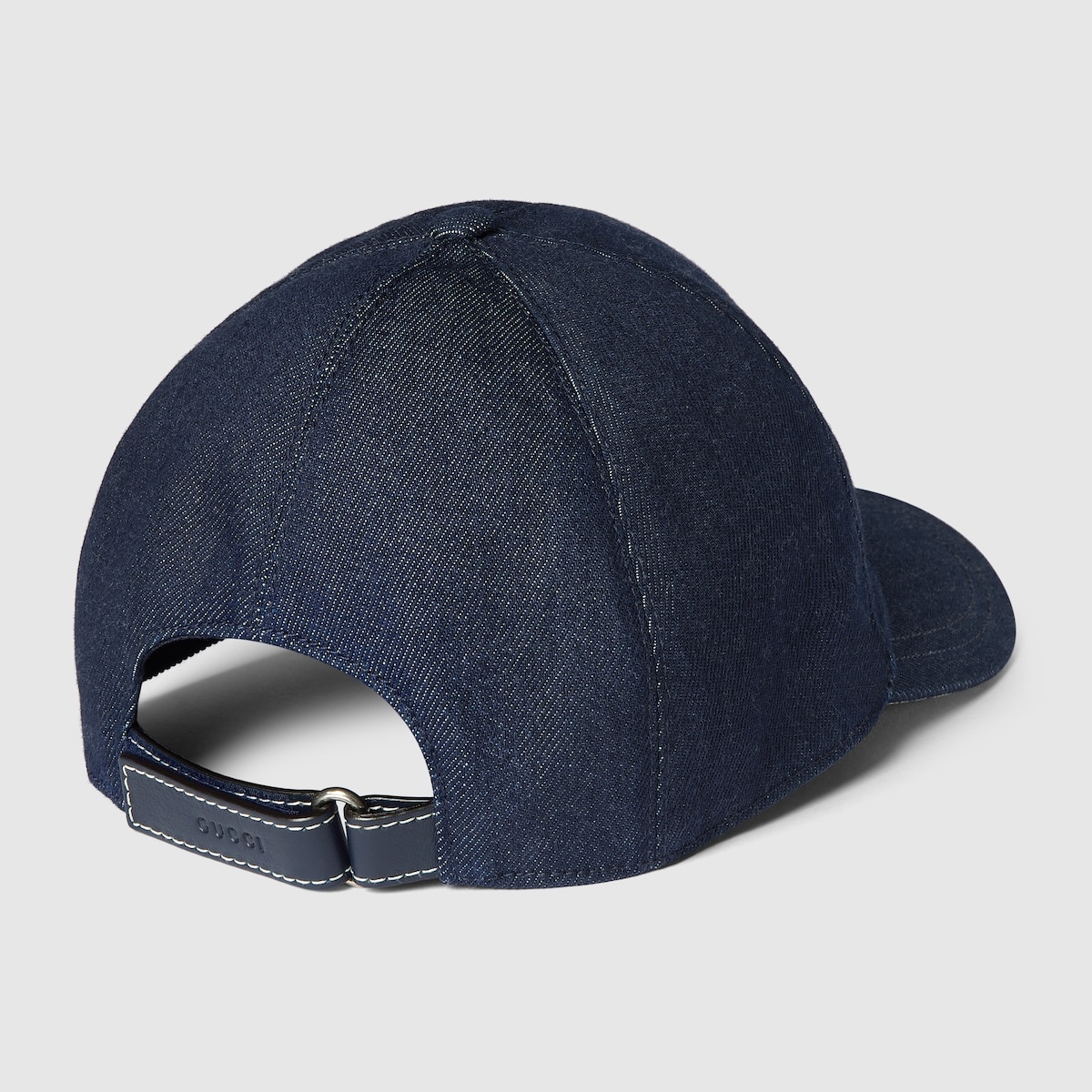 Lasered denim baseball hat - 4