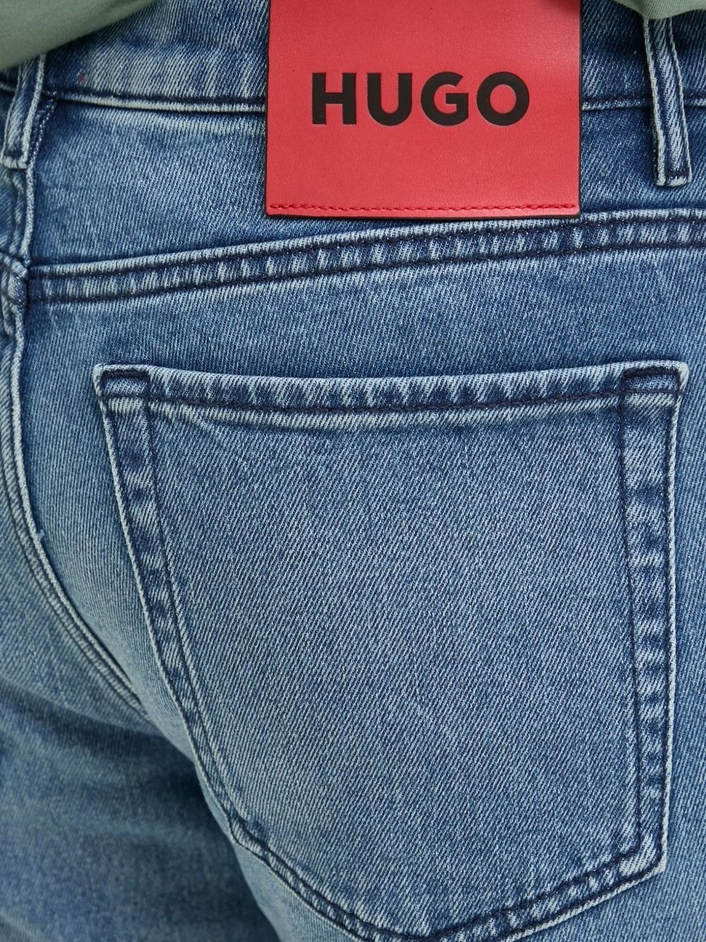 logo-appliqué jeans - 3