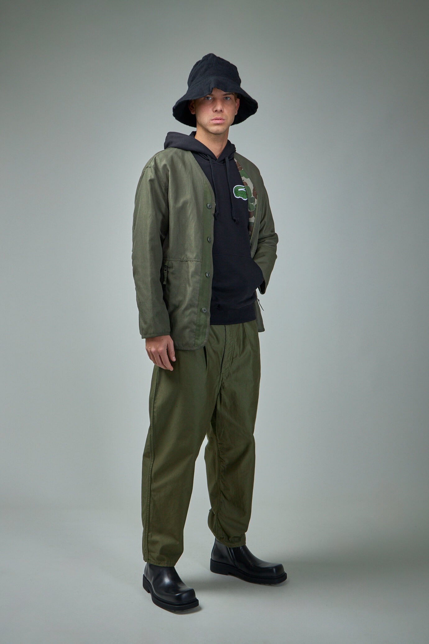 Mens Sweat Shirt Knit - 2