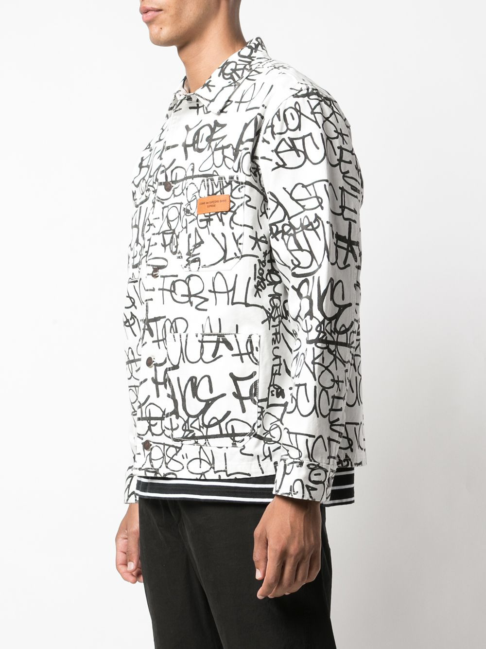 CDG Printed Chore Coat - 3