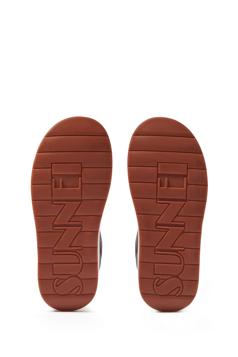 SUNNEI DREAMY SHOES / leather / maroon outlook